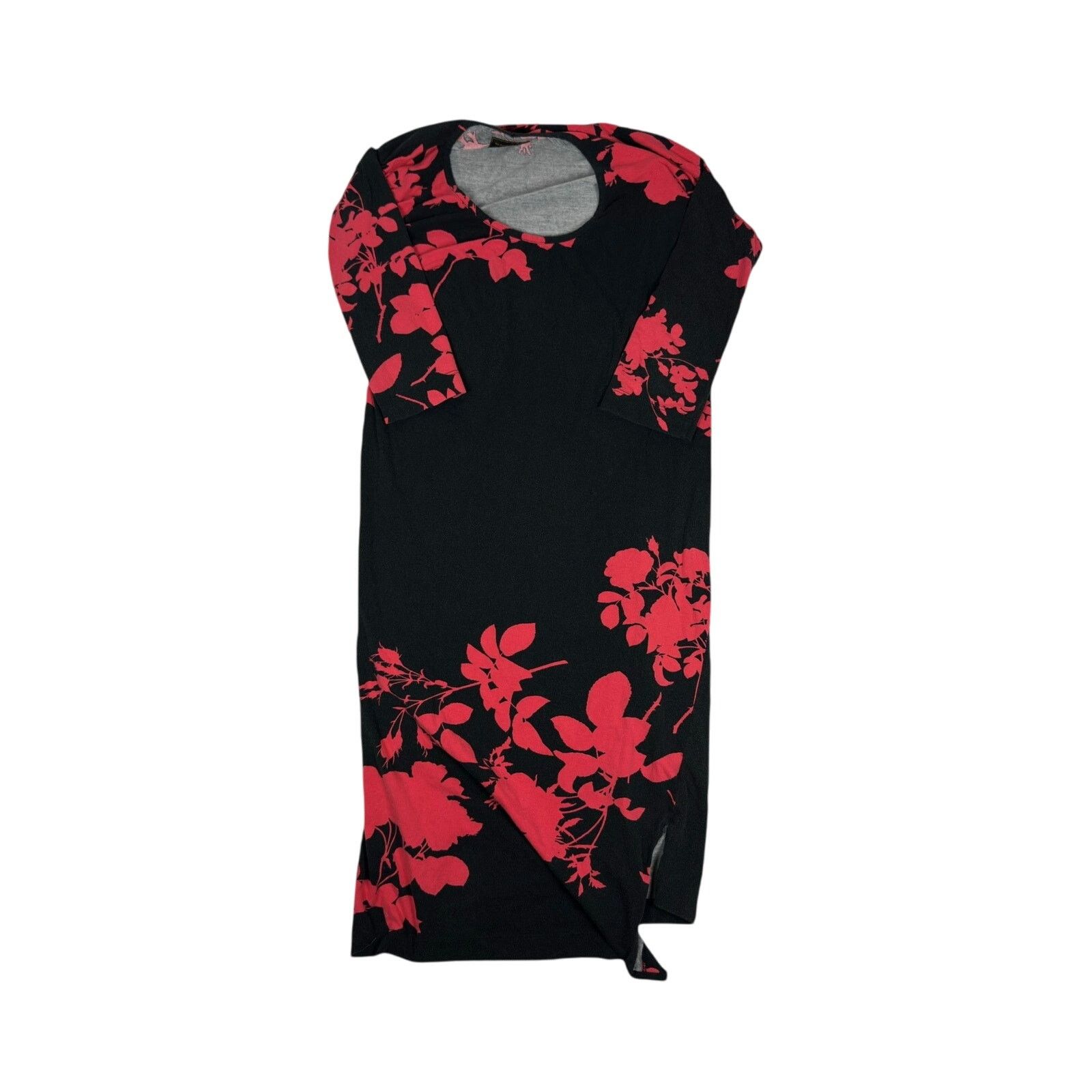 Vivienne Westwood Vivienne Westwood Black Red Floral Midi Dress M Size M / US 6-8 / IT 42-44 - 4 Thumbnail