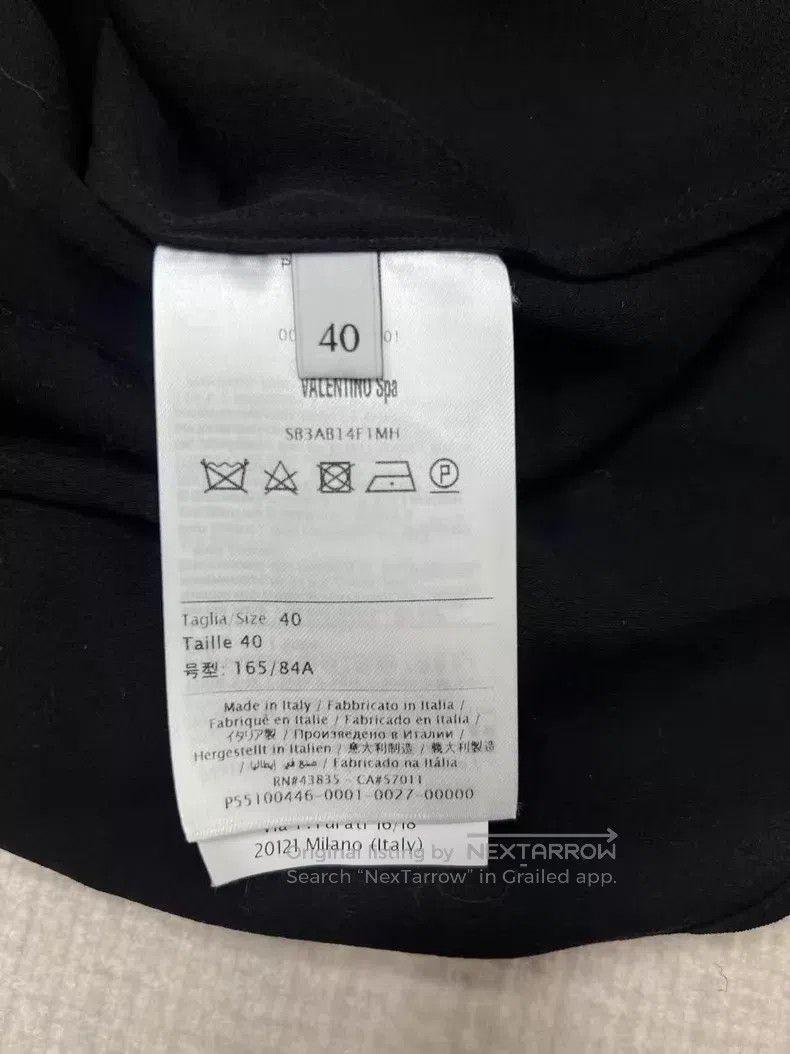 Valentino Valentino Silk logo shirt Size XS / US 0-2 / IT 36-38 - 5 Thumbnail