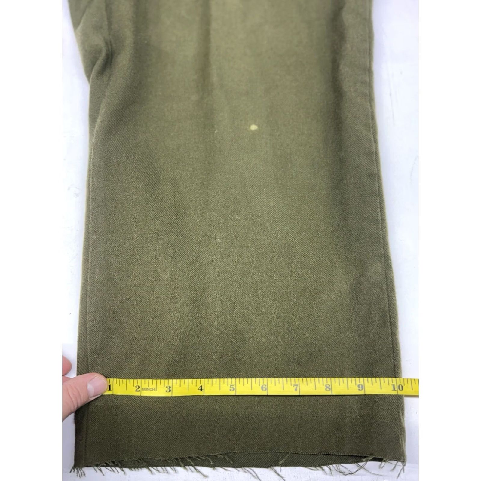 Vintage VINTAGE U.S. Army M-1951 Wool Field Trousers Green M Mens Pants Straight Leg 34in Inseam Size US 31 - 7 Thumbnail