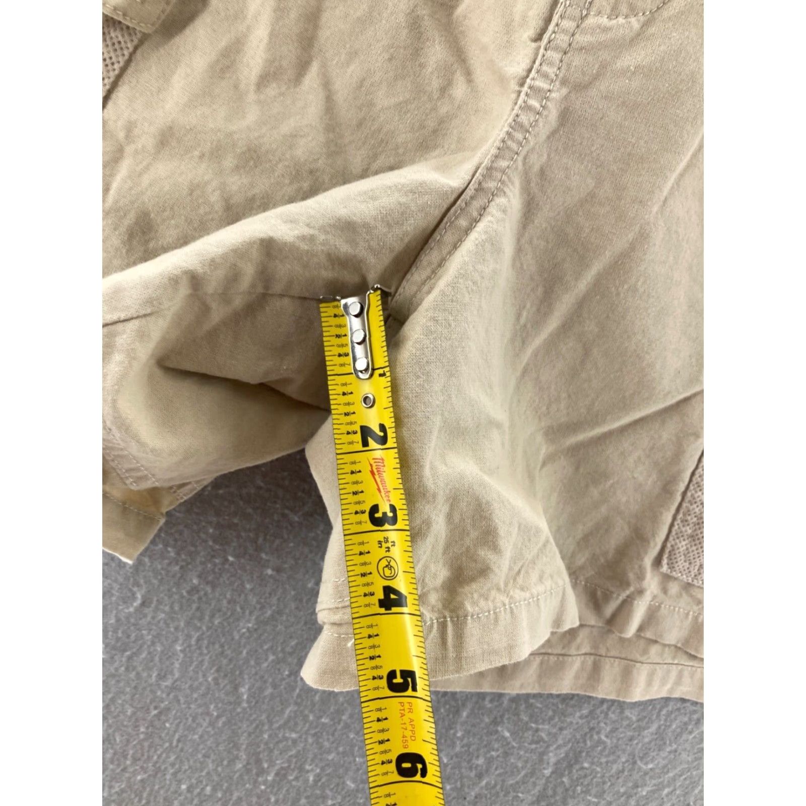 Vintage Columbia PFG Womens Shorts Large Khaki Cargo Outdoor Hiking Size 36" / US 14 / IT 50 - 4 Thumbnail