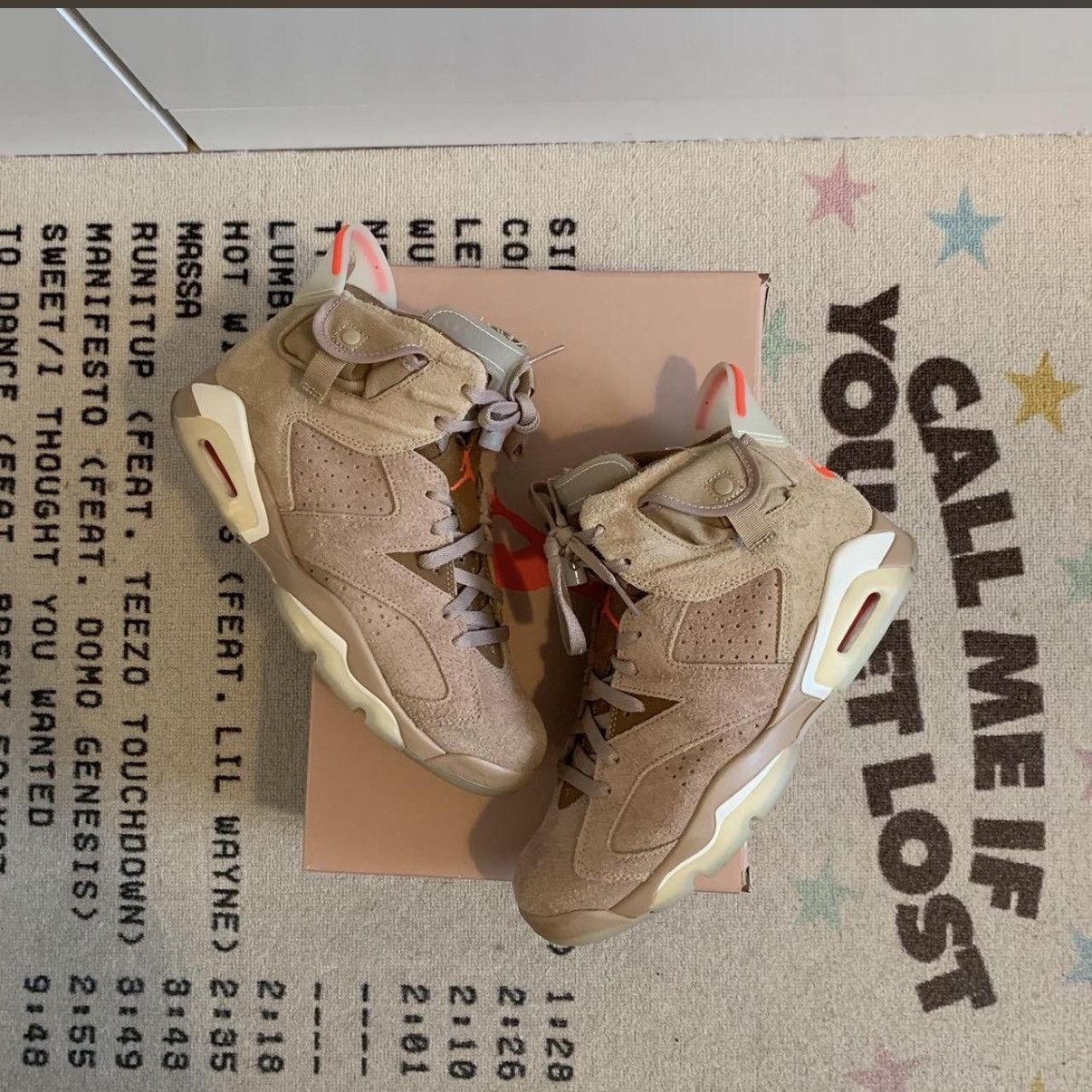 Travis Scott Jordan 6 Travis Scott British Khaki Size US 8.5 / EU 41-42 - 1 Thumbnail