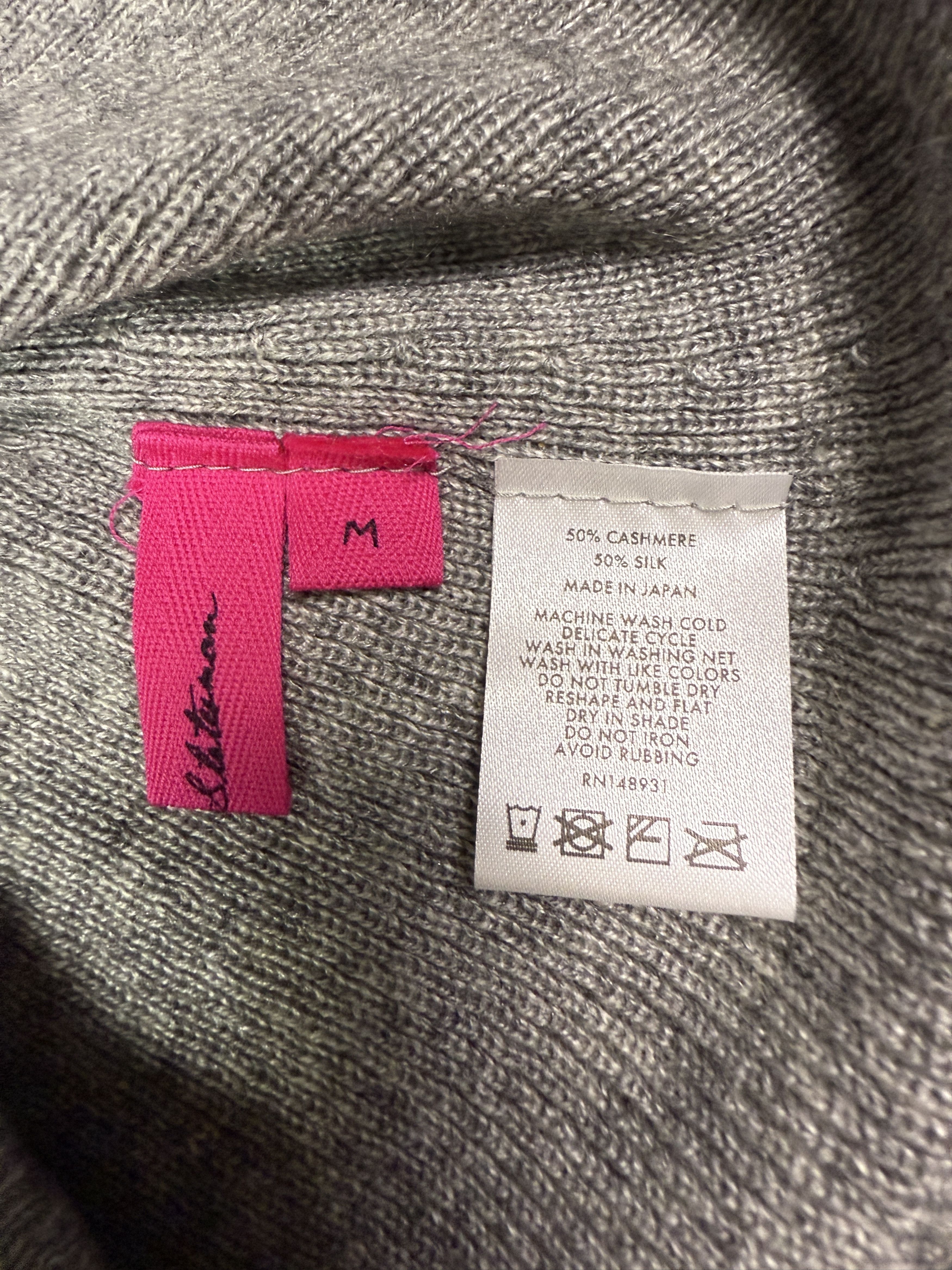The Elder Statesman $650 The Elder Statesman Delicash Light Grey Turtleneck Size M / US 6-8 / IT 42-44 - 9 Thumbnail