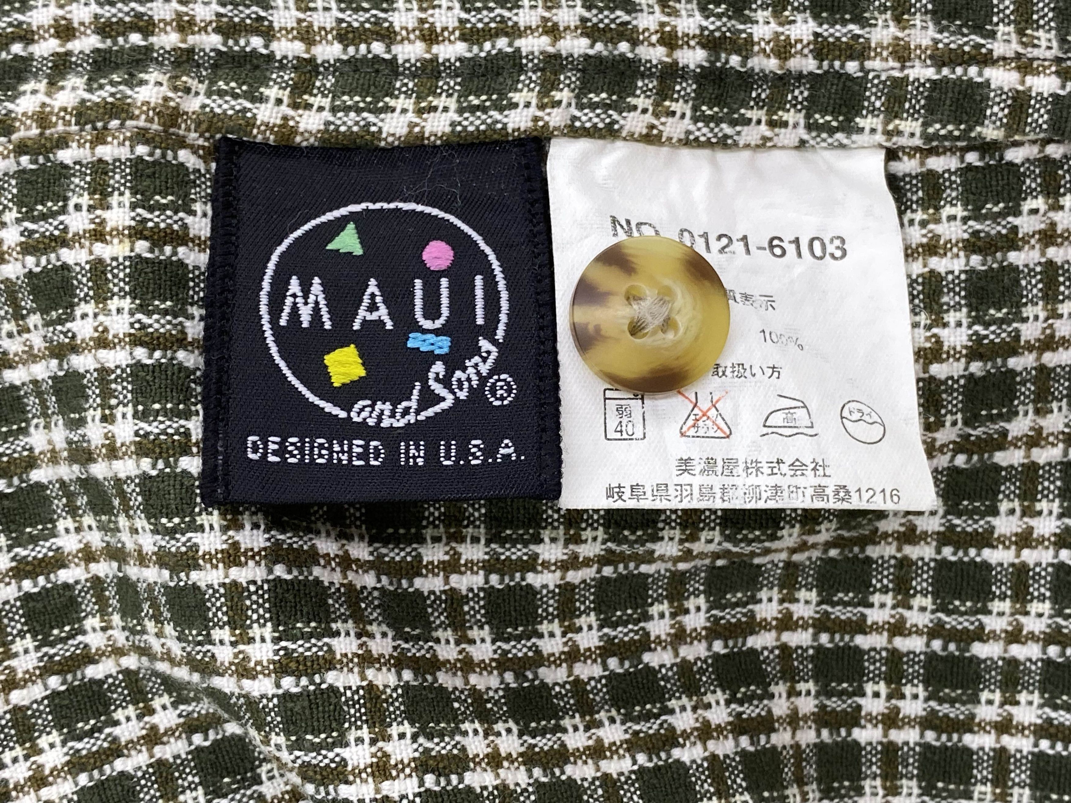 Maui and Sons × Vintage Maui and Sons Vintage Shirt Button Down Size US XXS / EU 40 - 9 Thumbnail