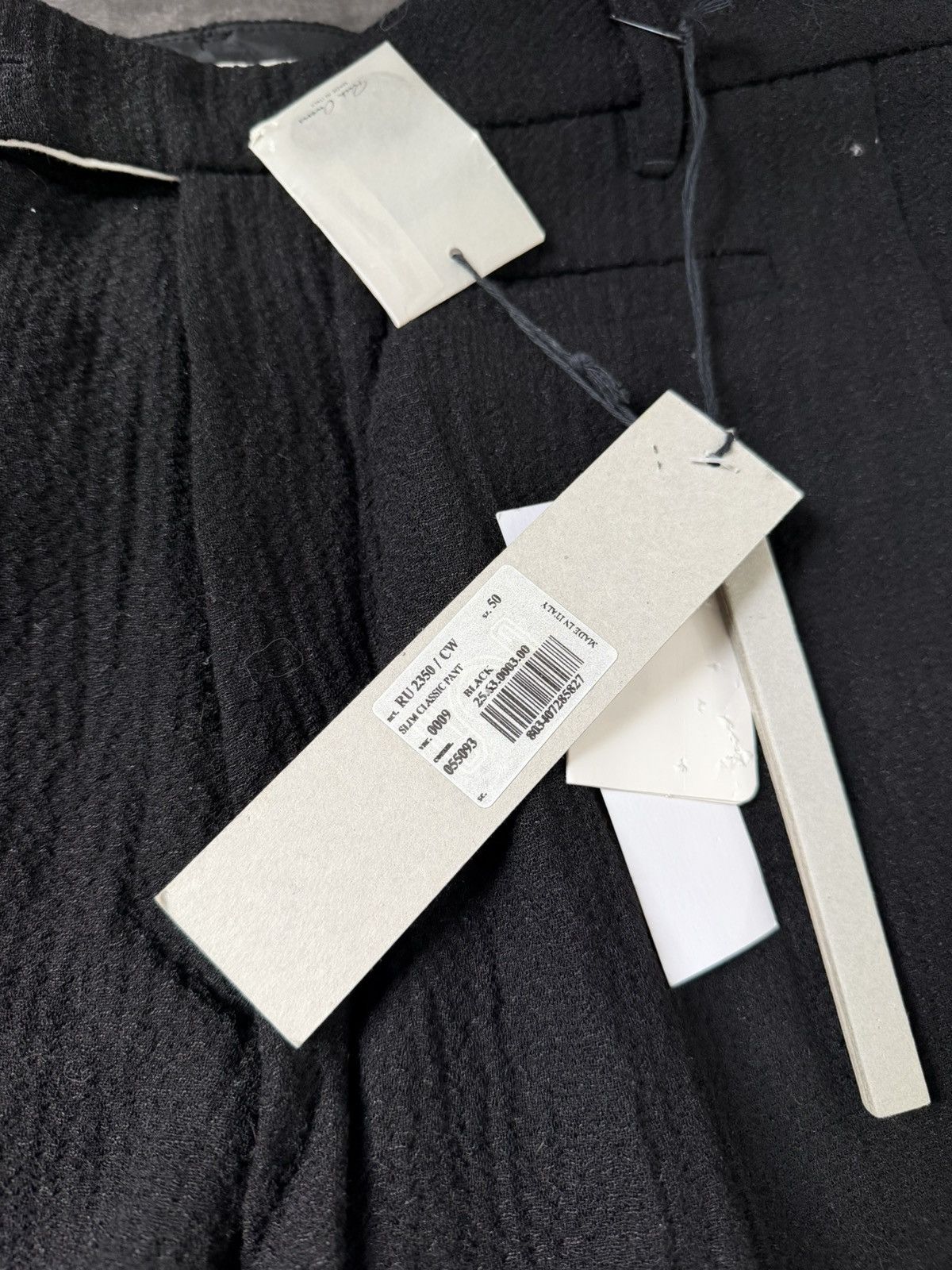 Rick Owens F/W 11 "LIMO" Textured Mohair & Wool Trousers Rick Owens Size US 34 / EU 50 - 6 Thumbnail