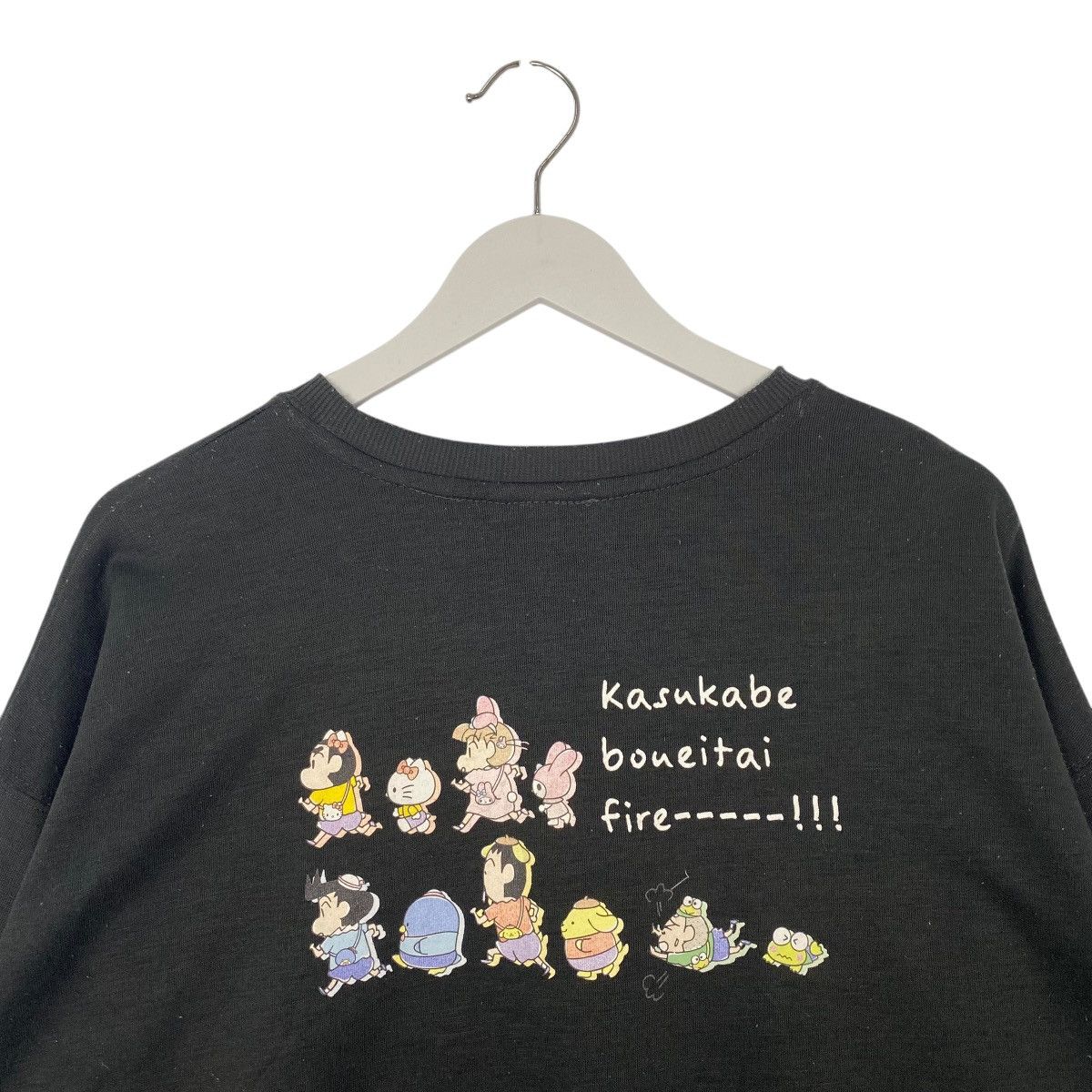 Vintage Vintage Crayon Scin Chan Sweatshirt Small Logo Black Size L Size US L / EU 52-54 / 3 - 6 Thumbnail