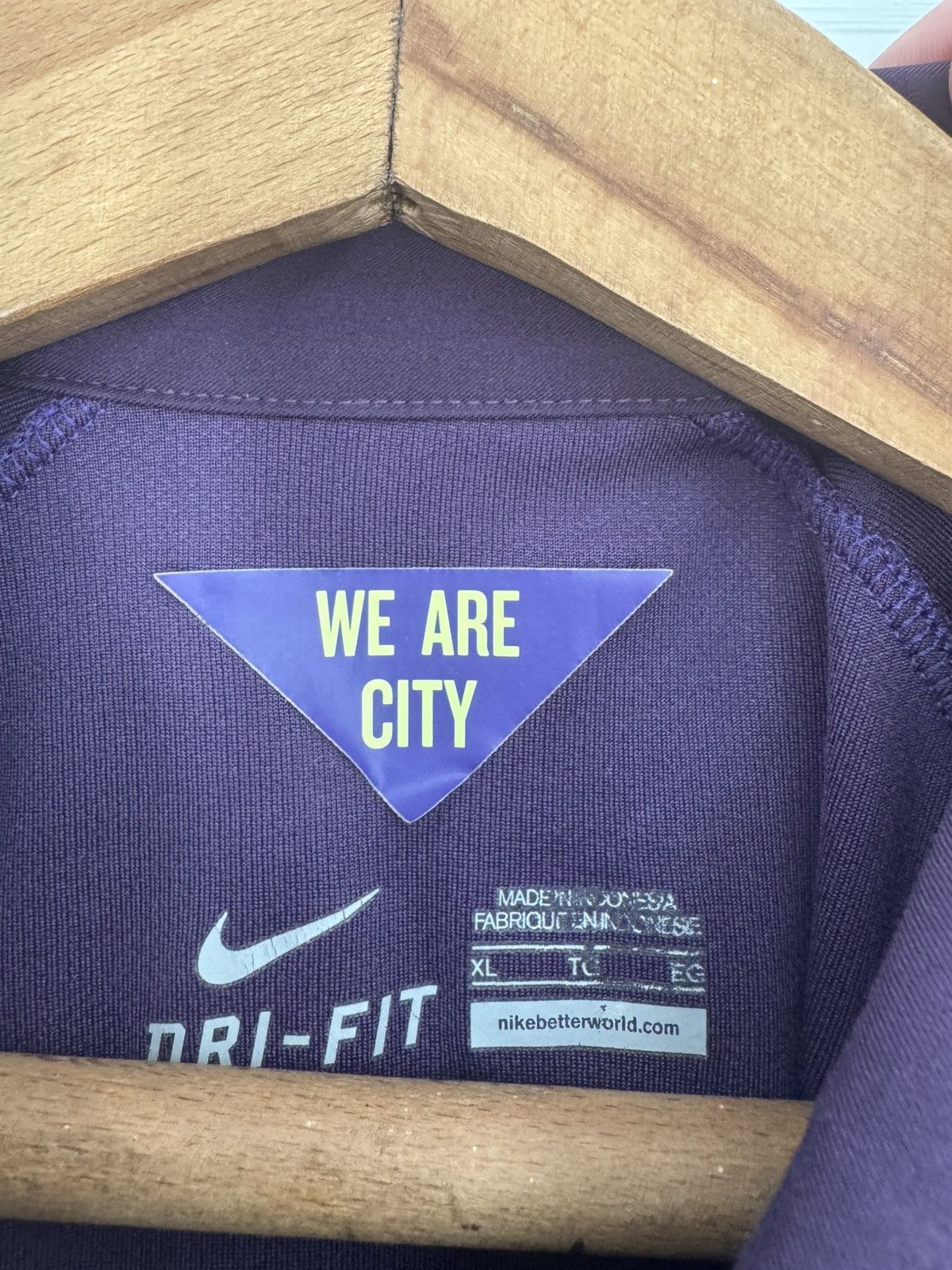 Nike Manchester City 2014-2015 Third Soccer Jersey Football Kit Size US XL / EU 56 / 4 - 14 Thumbnail