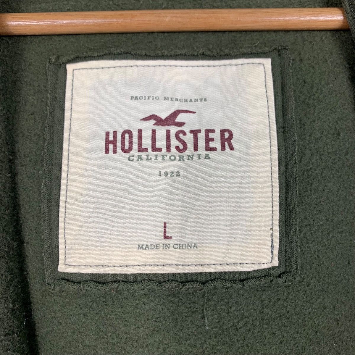 Hollister HOLLISTER Green Zipper Hoodies Sweatshirt #1988-C86 Size L / US 10 / IT 46 - 17 Thumbnail