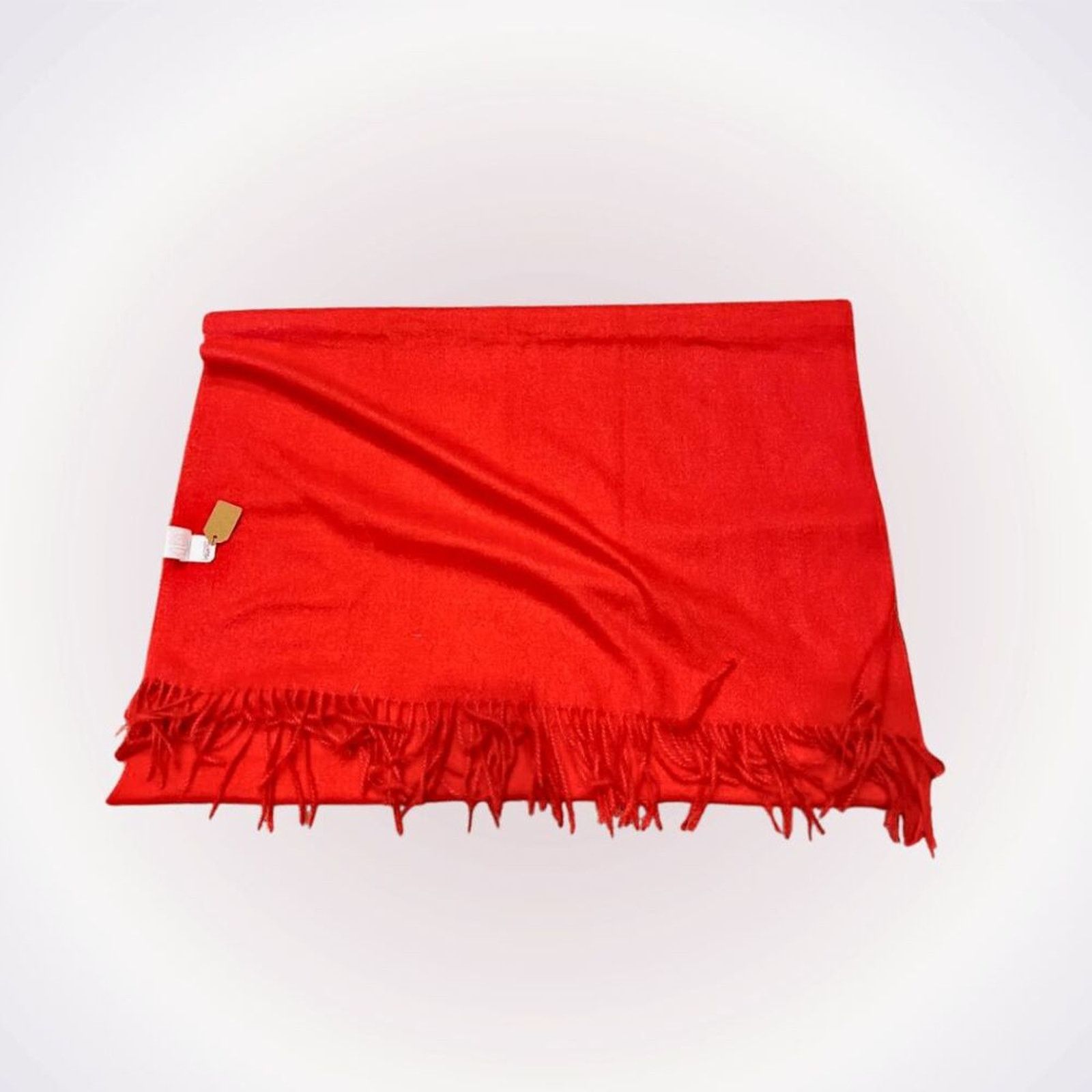 Other Red Pashmina Fringed Scarf | Sz OS Size ONE SIZE - 1 Thumbnail