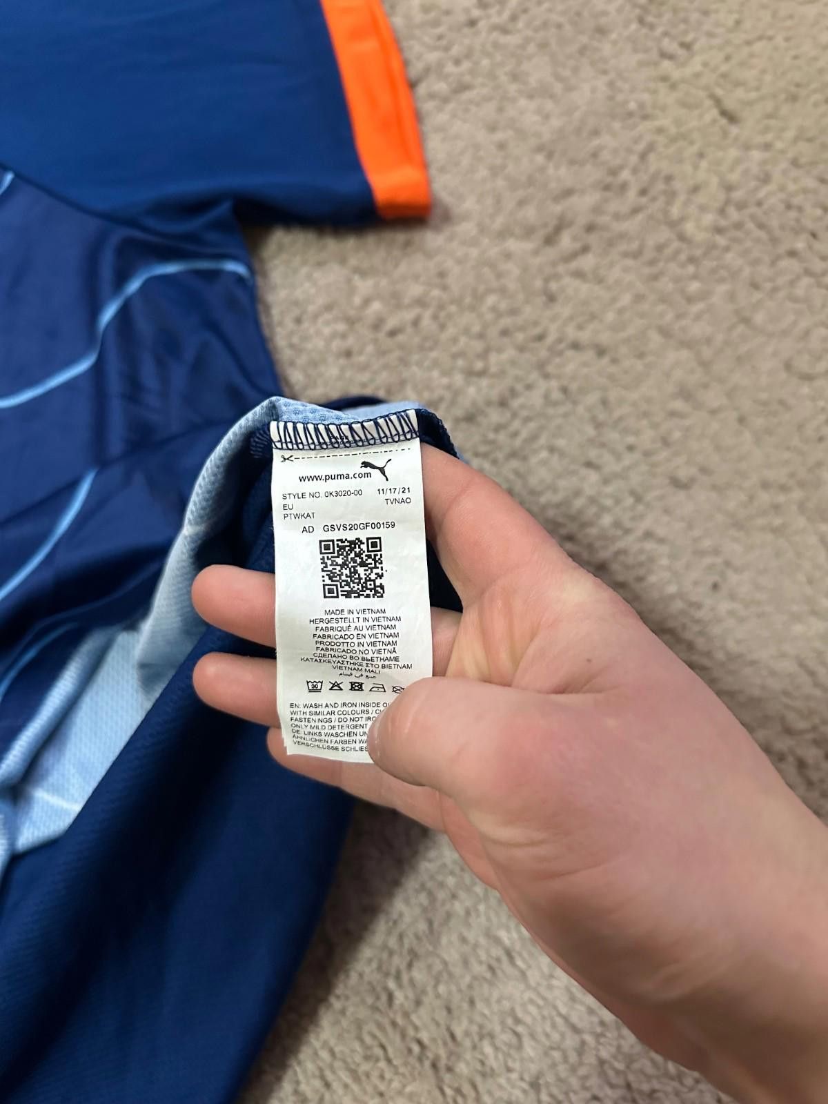 Puma BLACKPOOL ENGLAND 2022-2023 THIRD SHIRT FOOTBALL JERSEY PUMA Size US XXL / EU 58 / 5 - 5 Thumbnail