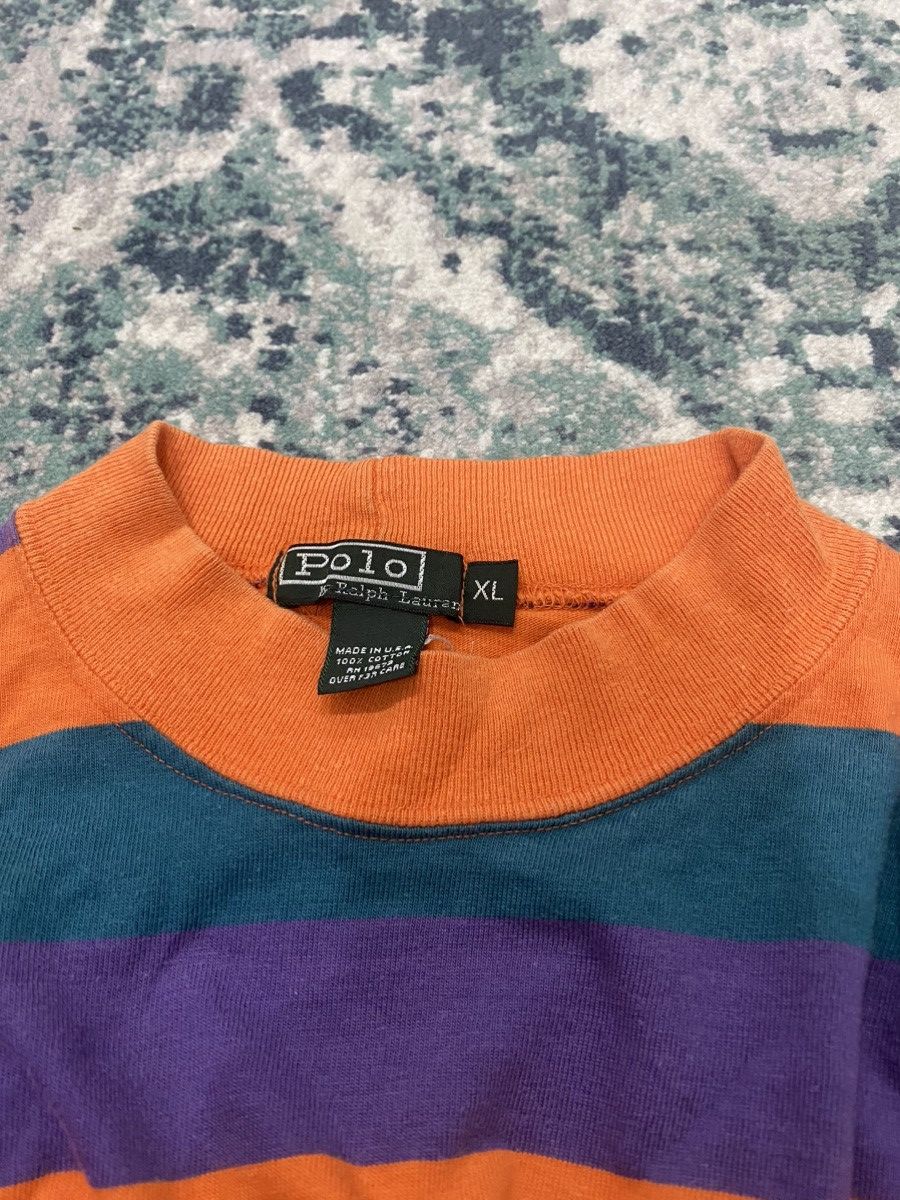 Polo Ralph Lauren 1990 - Polo Ralph Lauren Stripes Pony Logo L/S Shirt Size US L / EU 52-54 / 3 - 11 Thumbnail
