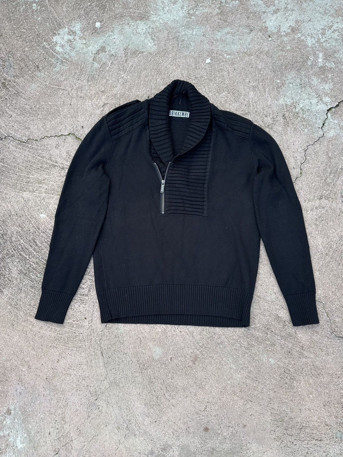 image of Dirk Bikkembergs Black Sweater, Men's (Size 2XL)