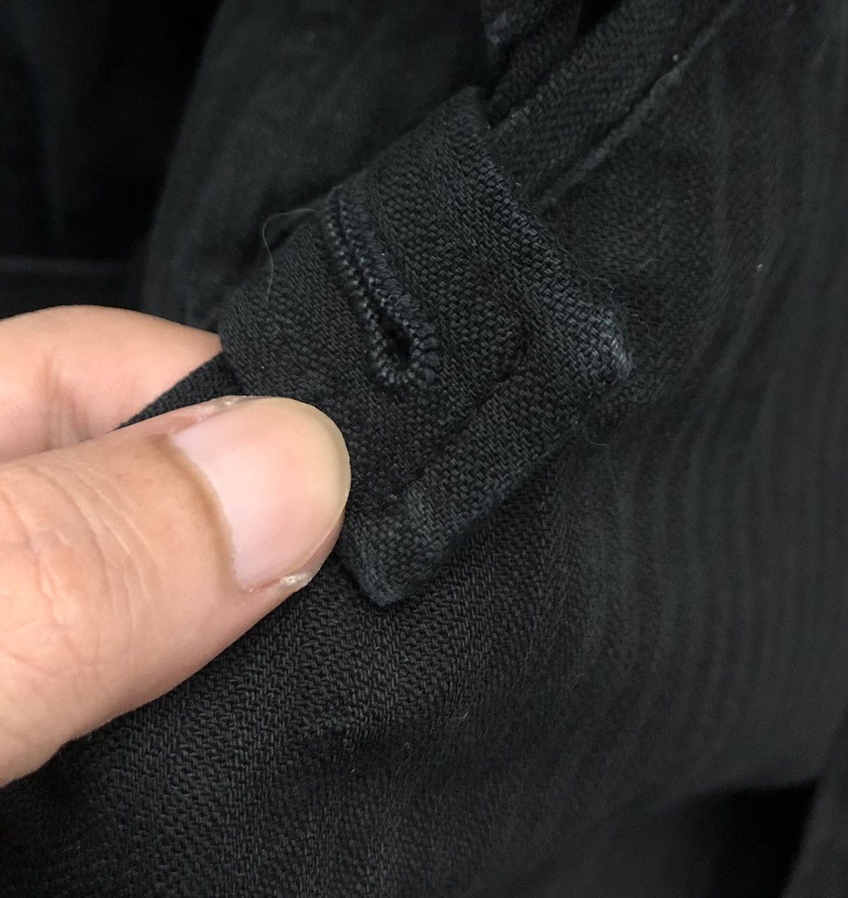 Japanese Brand PPFM Black Cotton Work Jacket – Minimalist Utility Style Size L / US 10 / IT 46 - 10 Thumbnail