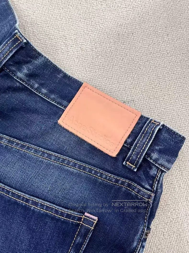 Acne Studios Acne Studios Slightly Flared Water Ripple Mid-Rise Wide-Le Size US 34 / EU 50 - 3 Thumbnail
