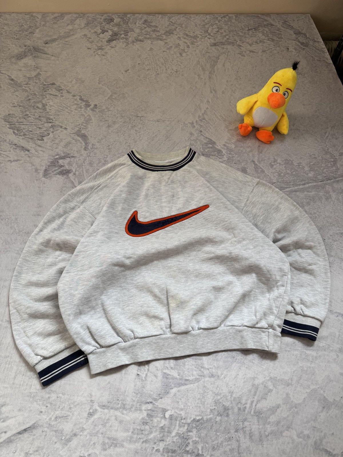 Nike × Vintage NIKE USA VINTAGE 00s OVERSIZE BAGGY SWEATSHIRT CENTER LOGO Size US M / EU 48-50 / 2 - 1 Thumbnail