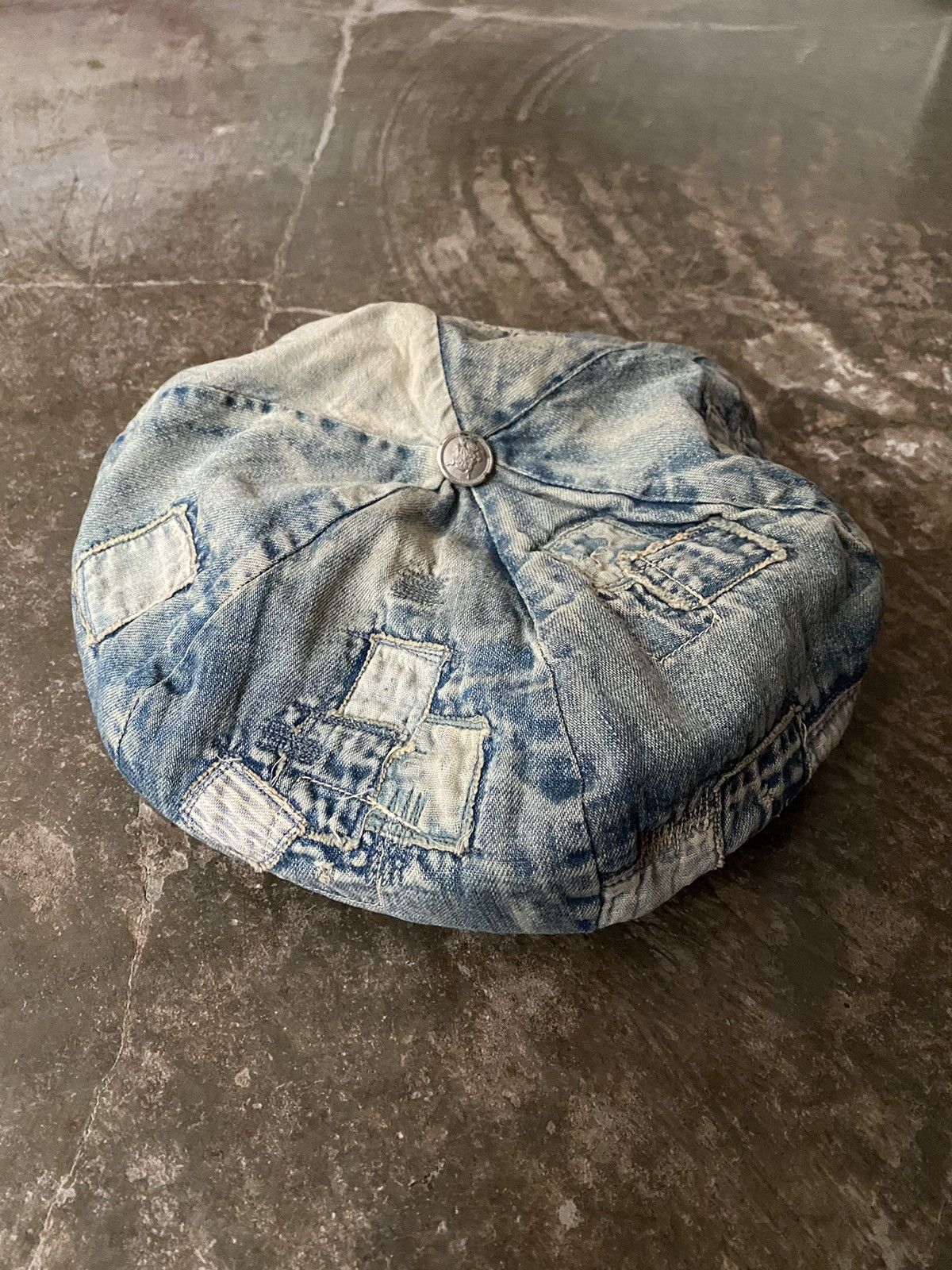 FunSet of Art Funset of Art Denim Patchwork Beret Kapital Porter Classic Size ONE SIZE - 1 Thumbnail