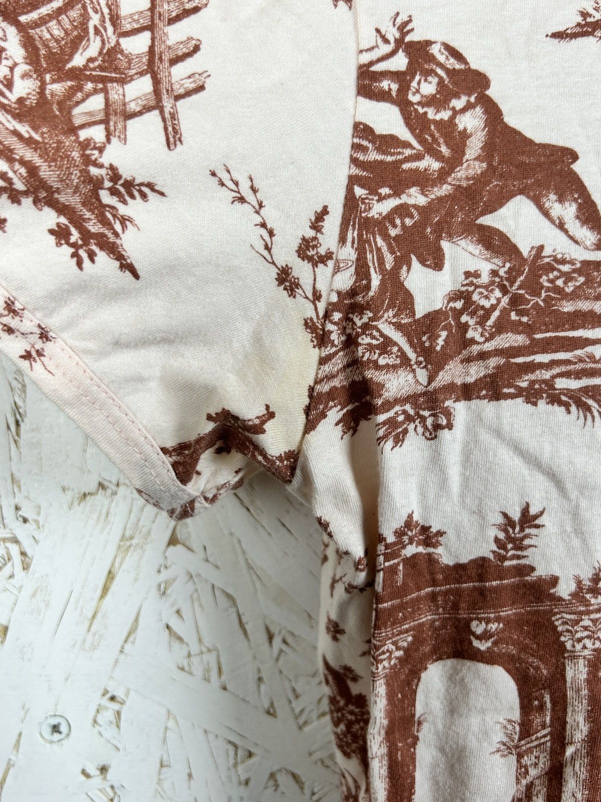 Vivienne Westwood Archive Vivienne Westwood Toile De Jouy Pattern T-Shirt Size S / US 4 / IT 40 - 4 Thumbnail