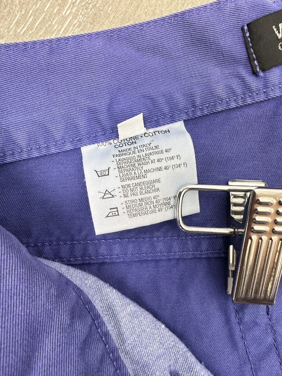 Versace Y2K Versace V2 Classic Purple Chino Pants Size US 34 / EU 50 - 13 Thumbnail