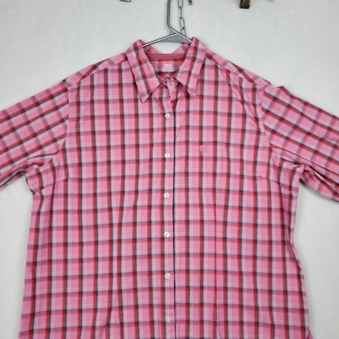 Wrangler VINTAGE? Wrangler George Strait for Her Women's Button-Up Shirt Pink Plaid XXL Cowgirl Size XXL / US 16-18 / IT 52-54 - 2 Thumbnail