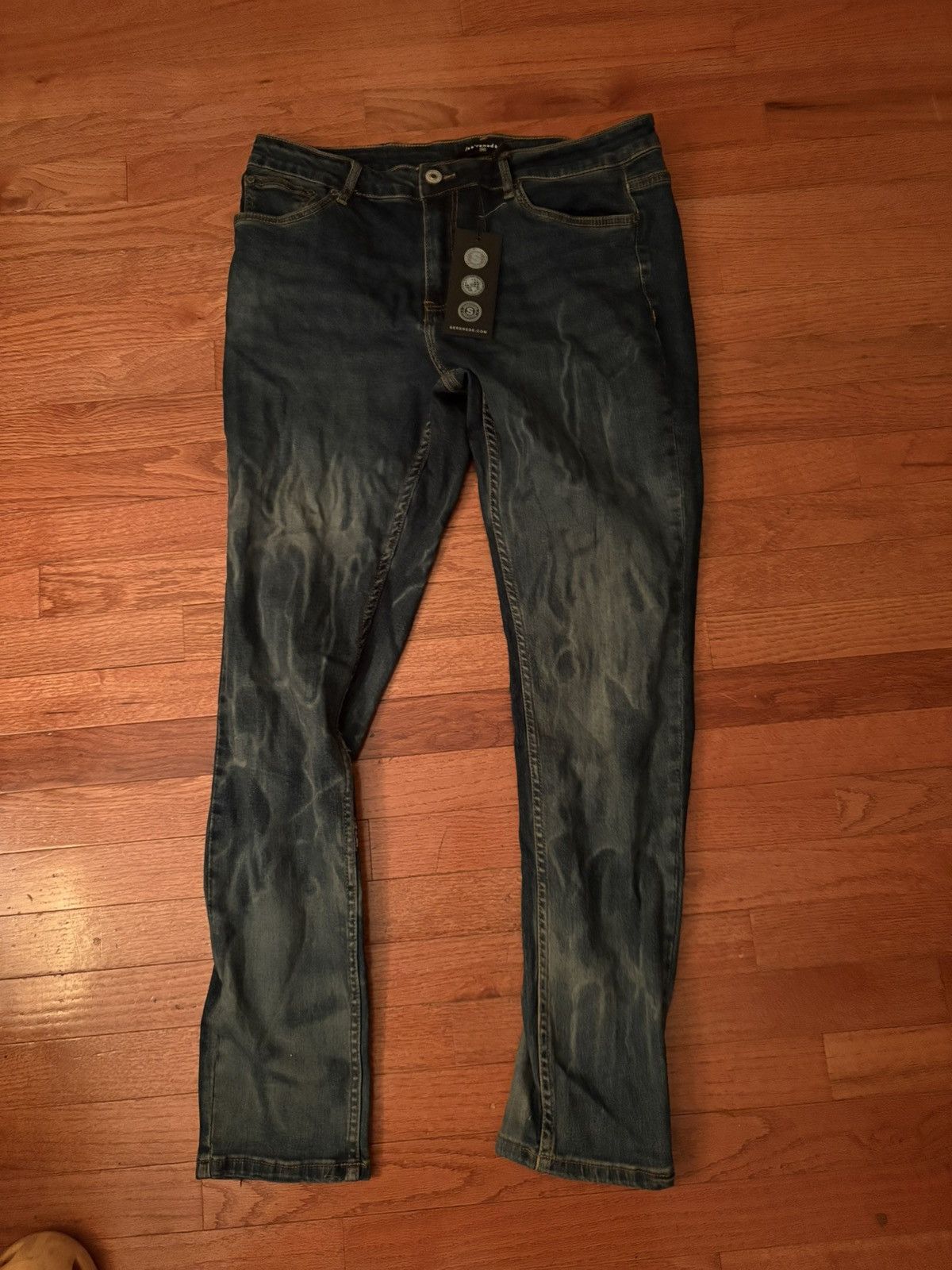 SERENEDE Blue SERENEDE Denim Flame jeans Size US 36 / EU 52 - 1 Thumbnail