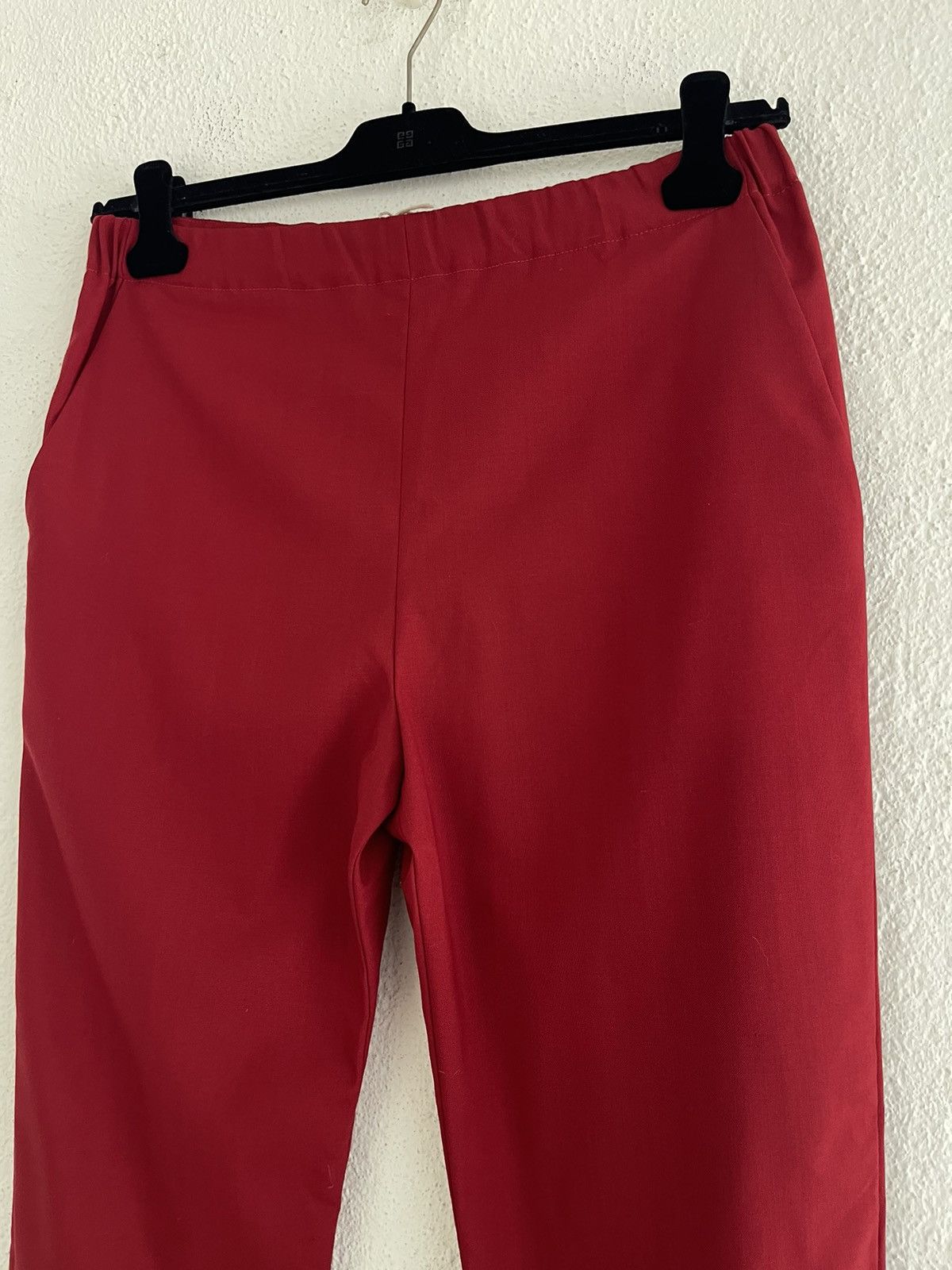 Marni Marni Red Pants Virgin Wool Size 28" / US 6 / IT 42 - 3 Thumbnail