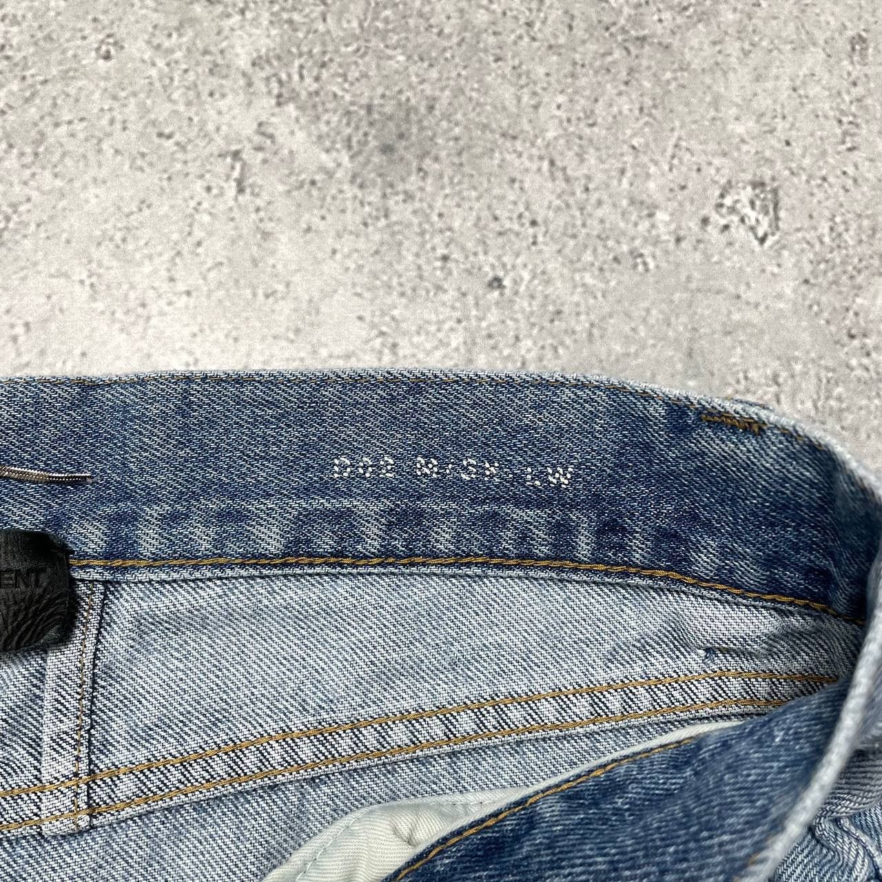 Saint Laurent Paris Saint Laurent D02 Washed Blue Distressed Jeans Skinny Fit Size US 30 / EU 46 - 10 Thumbnail