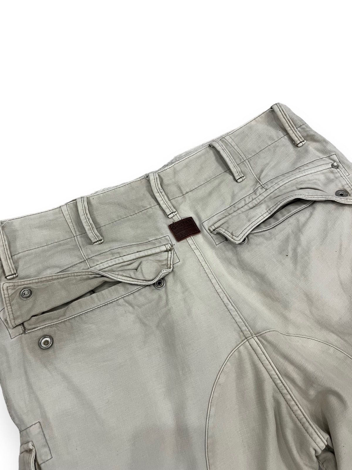 G-Star × Japanese Brand × Vintage Vintage G-Star Raw Double Knee Cargo Pants Size US 32 / EU 48 - 12 Thumbnail