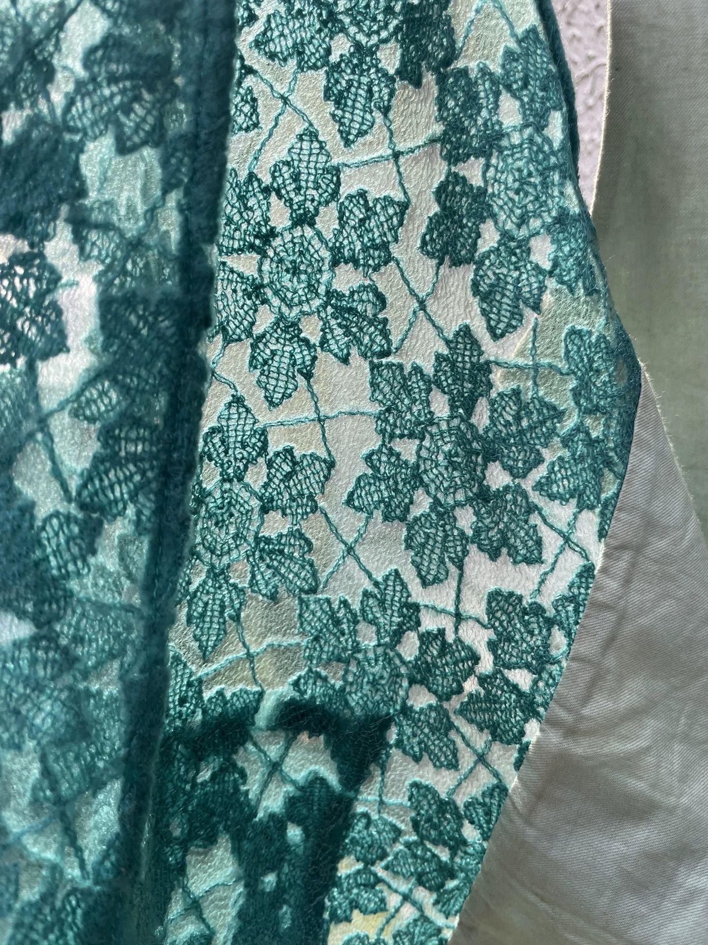 Yohji Yamamoto YOHJI YAMAMOTO 1992ss Teal Openwork Knit Vest M Size US M / EU 48-50 / 2 - 5 Thumbnail