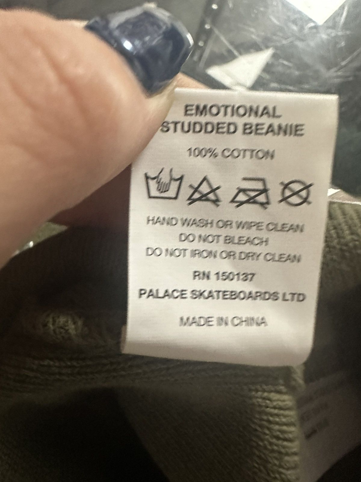 Palace Palace Studed Beanie (Green) Size ONE SIZE - 4 Thumbnail