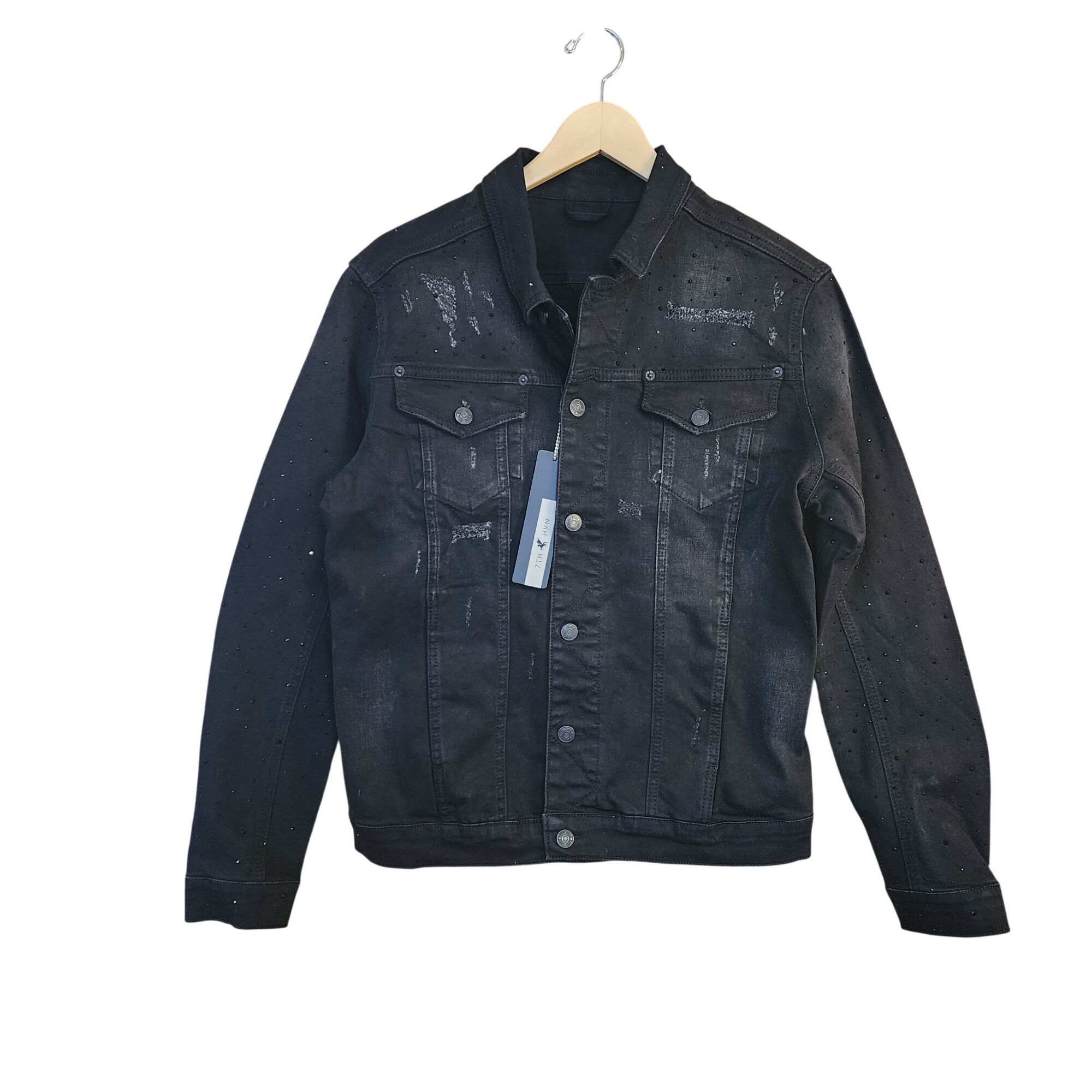 Other 7TH HVN Crystal Stargaze Jet Jean Jacket Black Denim Large C Size US L / EU 52-54 / 3 - 1 Thumbnail