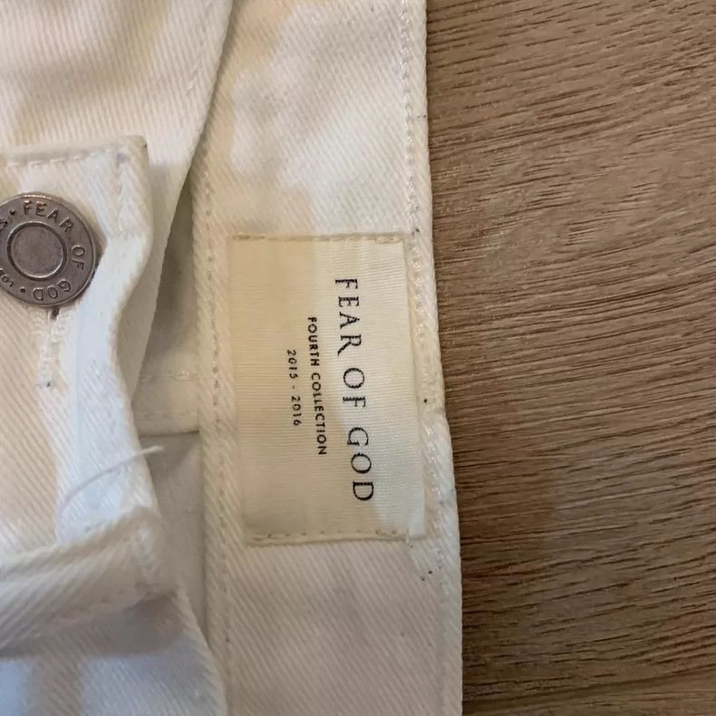 Fear of God Fear of God 4th white jeans Size US 29 - 4 Thumbnail