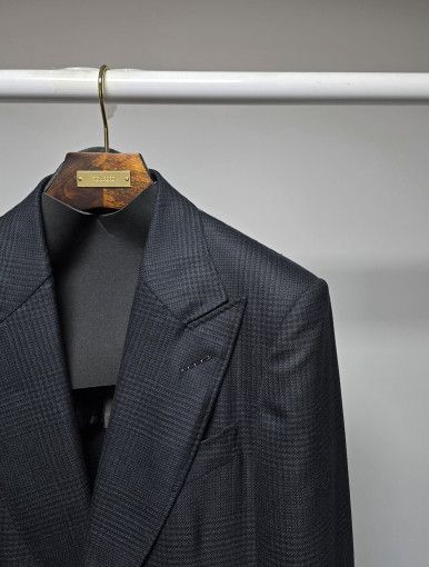 Tom Ford o1sm1stk0824 Formal Suit Atticus Princeswale Blazer Size US M / EU 48-50 / 2 - 2 Thumbnail
