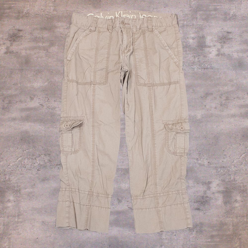 Calvin Klein Calvin Kelin OG-107 Cargo Brown Pants Size US 30 / EU 46 - 1 Thumbnail