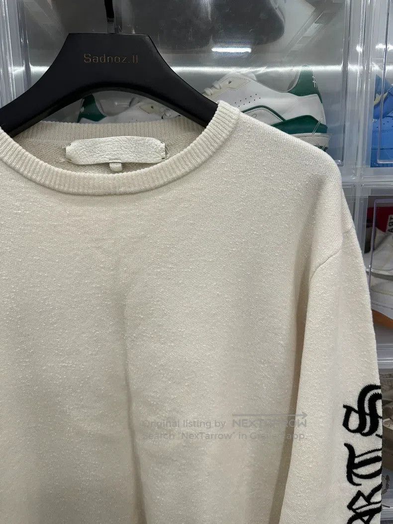 Chrome Hearts CHROME HEARTS Size XL 100% cashmere Sanskrit embroidered ro Size US XL / EU 56 / 4 - 2 Thumbnail