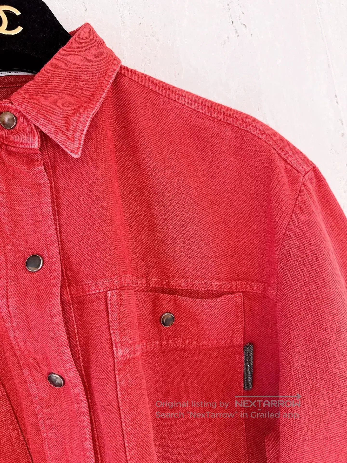 Brunello Cucinelli Brunello Cucinelli Red Cotton. Size US S / EU 44-46 / 1 - 3 Thumbnail