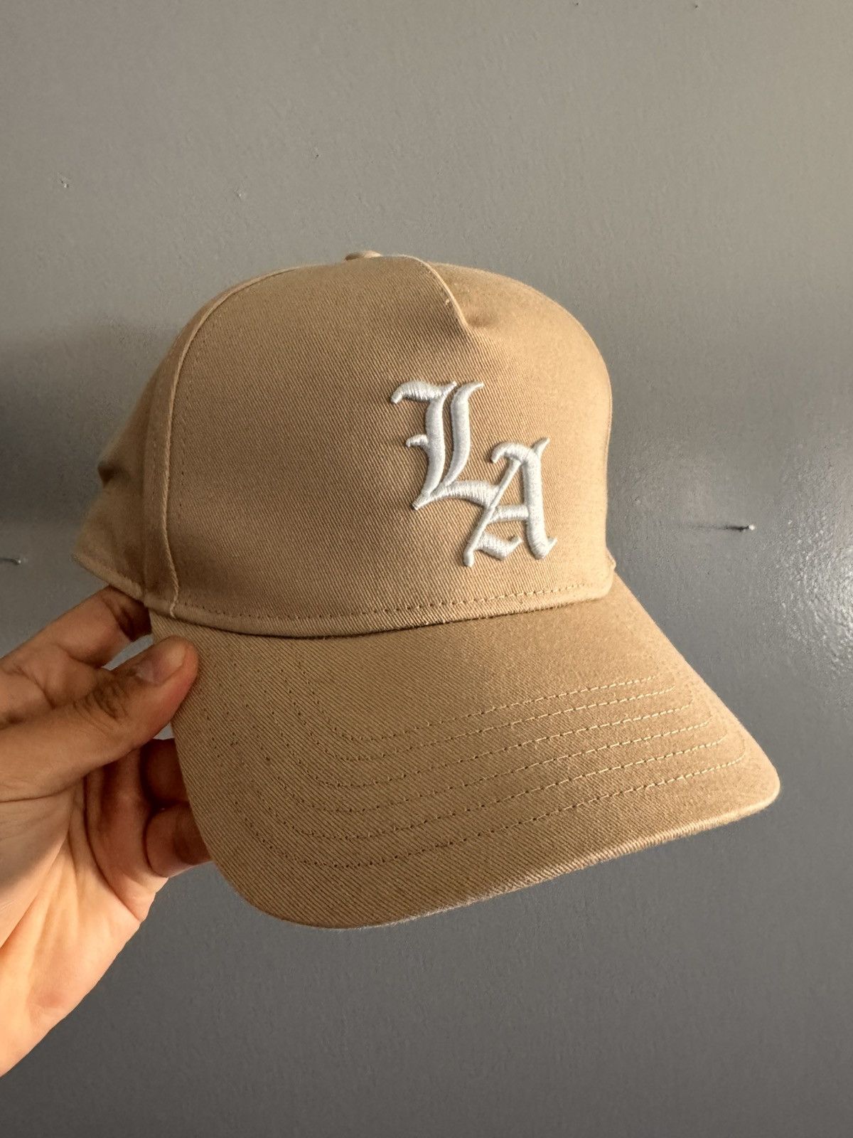 Cotton On LA Snapback Beige Hat Size ONE SIZE - 1 Thumbnail