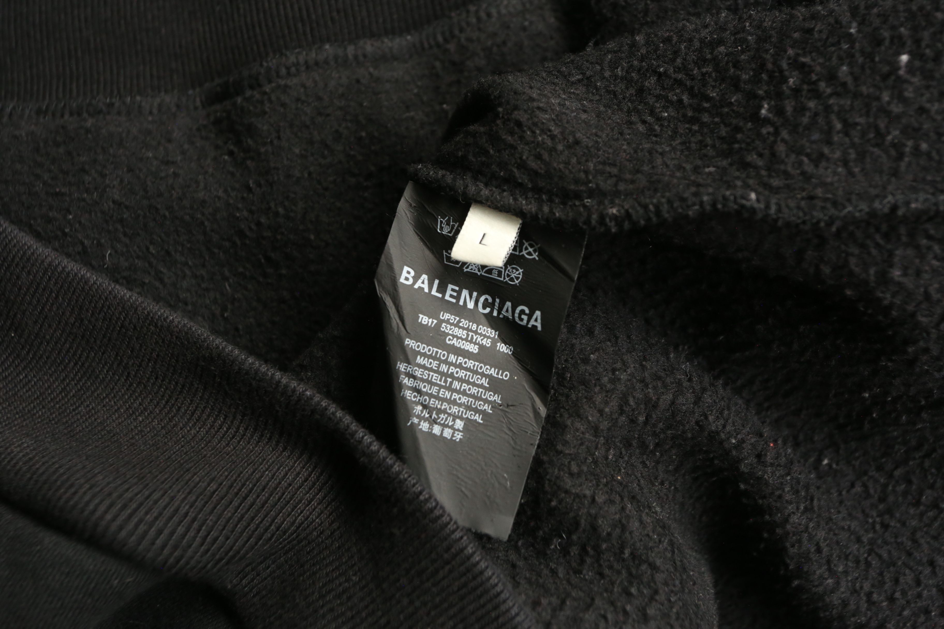 Balenciaga Balenciaga - Pre-Fall 2018 - "Do Learn Commit" Hoodie Size US L / EU 52-54 / 3 - 6 Thumbnail