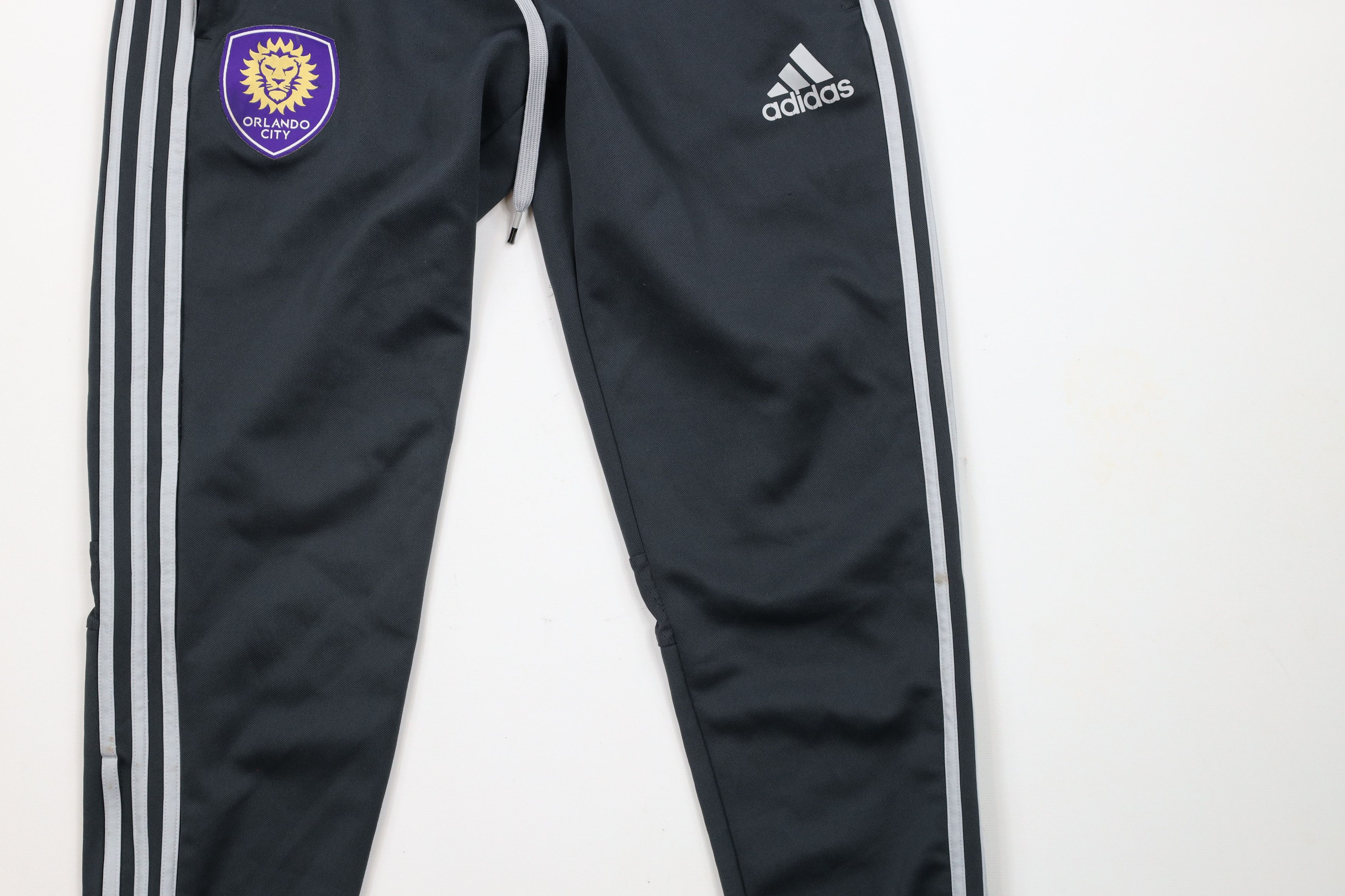 Adidas × Vintage Adidas MLS Striped Orlando City FC Soccer Tapered Leg Pants Size US 30 / EU 46 - 3 Thumbnail