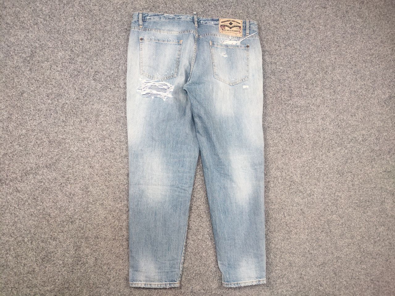Dsquared2 Dsquared2 Design hockney Denim Blue Patchwork Mom Jeans Size US 34 / EU 50 - 8 Thumbnail