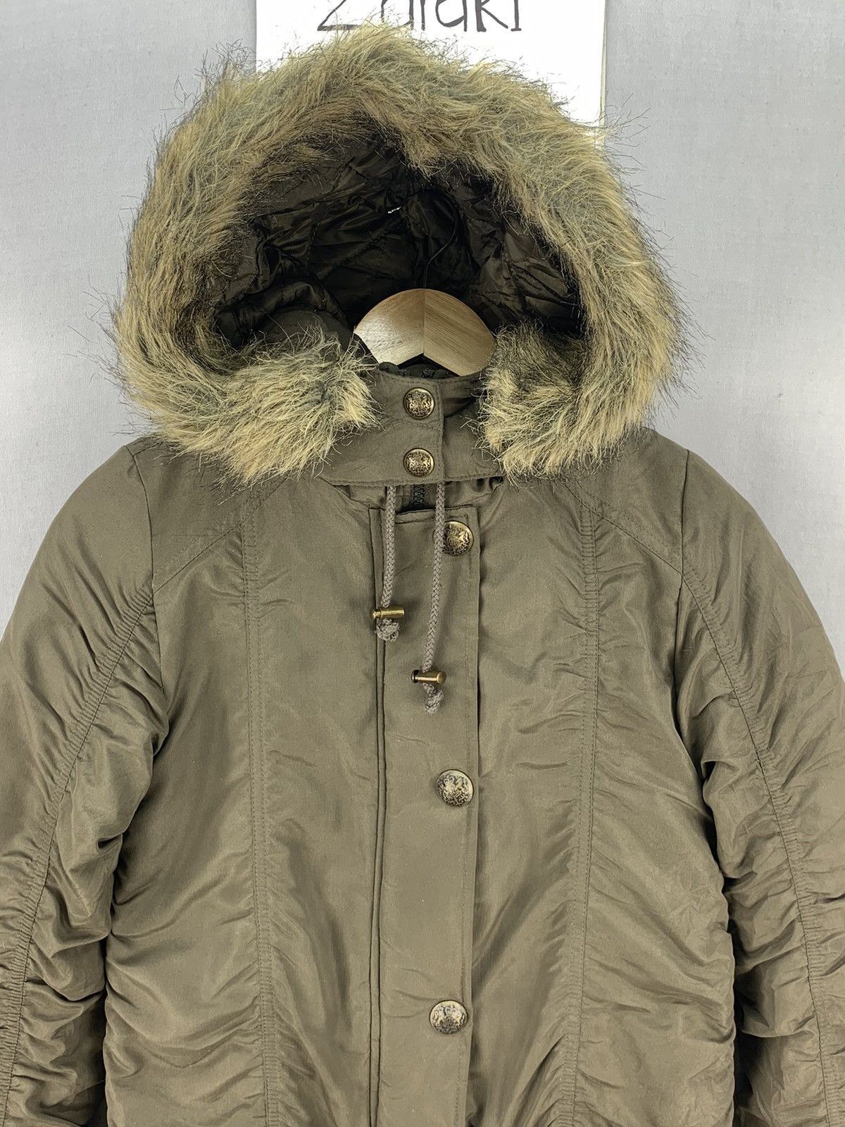 Japanese Brand Faux Fur Hoodie Fashion Parka Jacket Size US XS / EU 42 / 0 - 9 Thumbnail