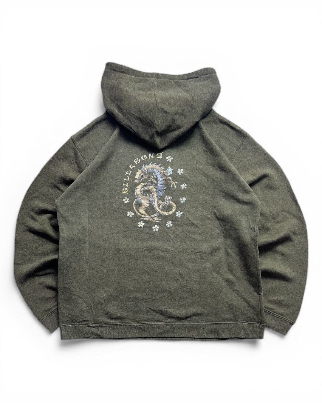 Billabong Vintage 1990s Billabong Dragon Hoodie Size US S / EU 44-46 / 1 - 1 Thumbnail