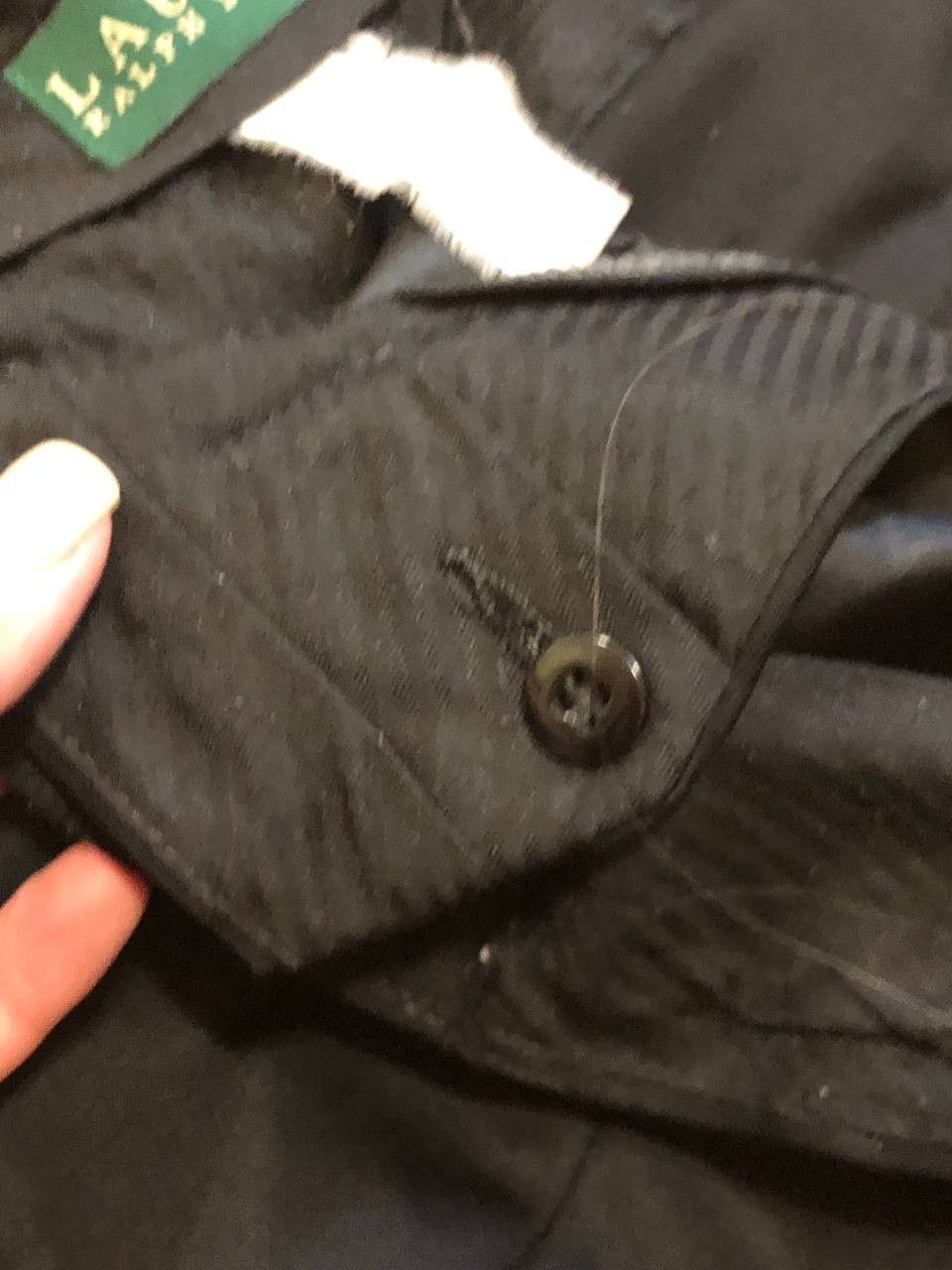 Lauren Ralph Lauren black Formal Trousers Y2K Lauren Ralph Lauren Vintage Size 44R - 4 Thumbnail