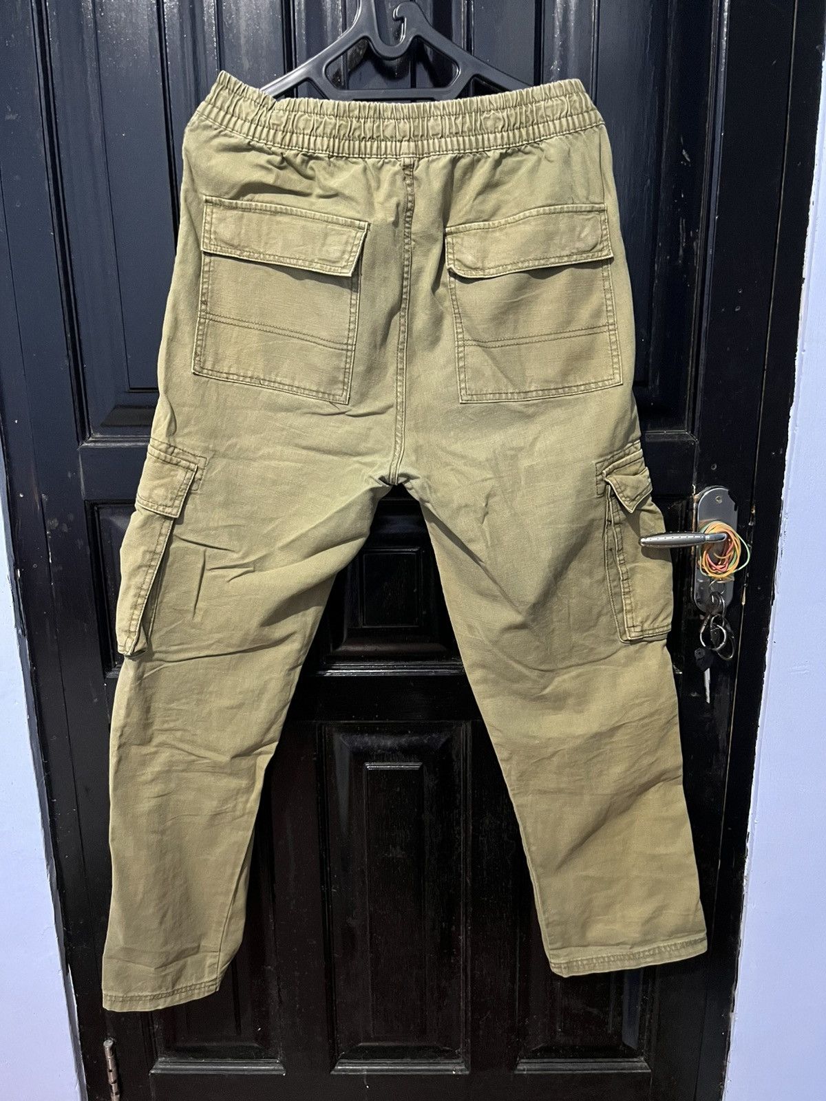 Cotton On Vintage Cargo Loose Pants Green Army Size US 32 / EU 48 - 1 Thumbnail