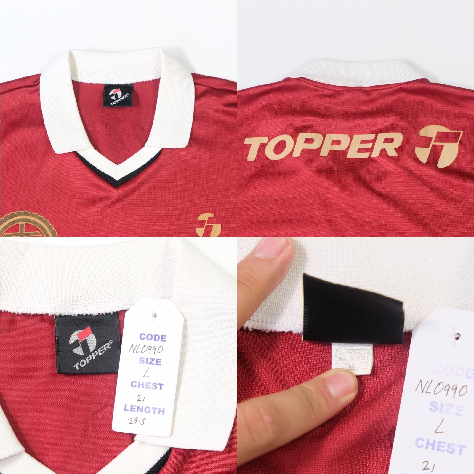 Topperz 1993/94 Club Atlético Lanús (Argentina) Home Shirt (L) Size US L / EU 52-54 / 3 - 5 Thumbnail