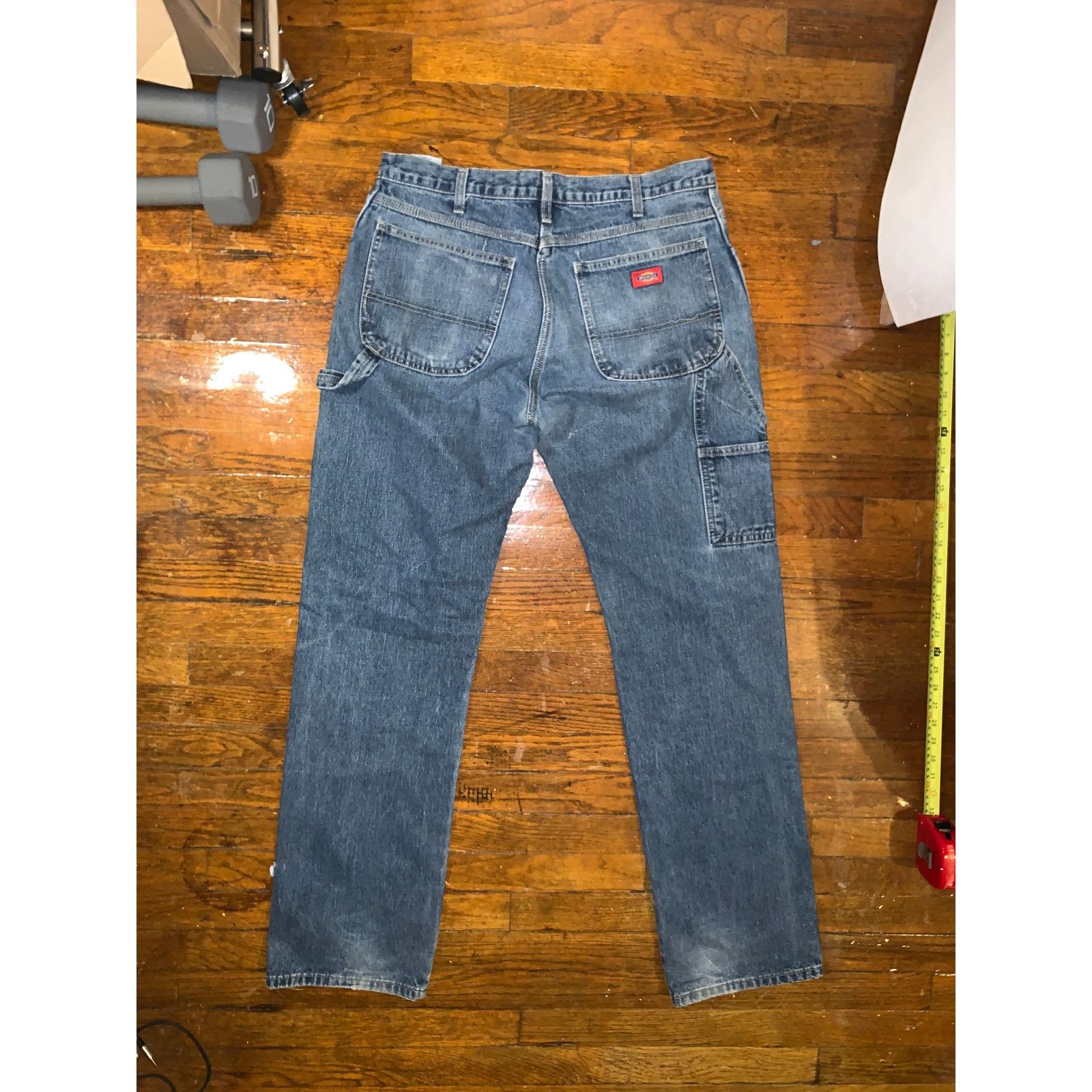 Dickies Dickies Jeans 34x34 Dark Wash Straight Leg Regular Fit Denim Size US 34 / EU 50 - 8 Thumbnail