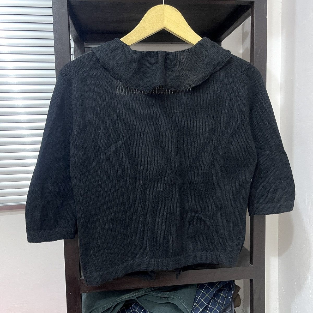 Yohji Yamamoto Yohji Yamamoto Noir Ruffle Knit Size S / US 4 / IT 40 - 4 Thumbnail