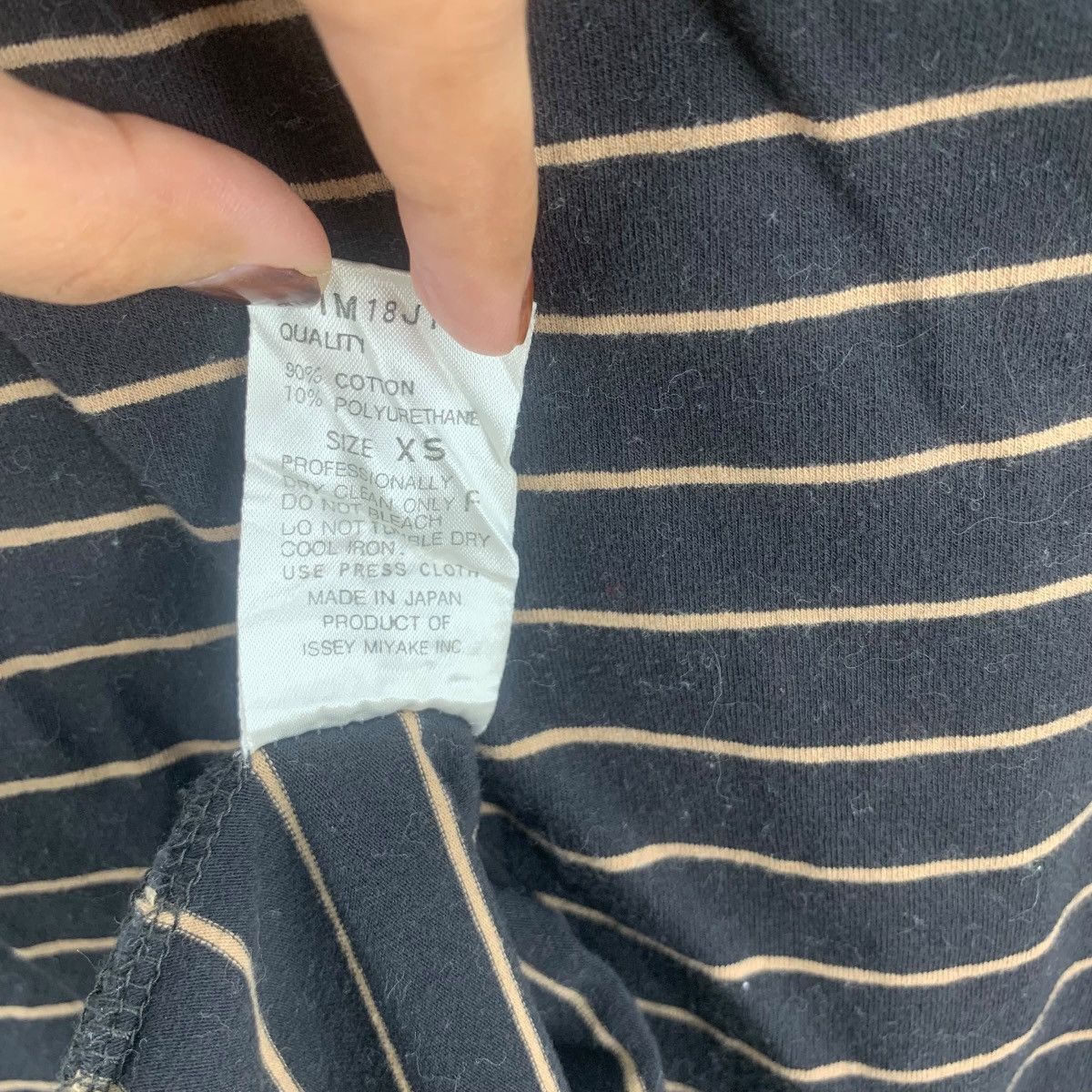 Issey Miyake Vintage ISSEY MIYAKE Design Studio Striped Tank Top Tee Size XXS / US 00 / IT 34 - 9 Thumbnail