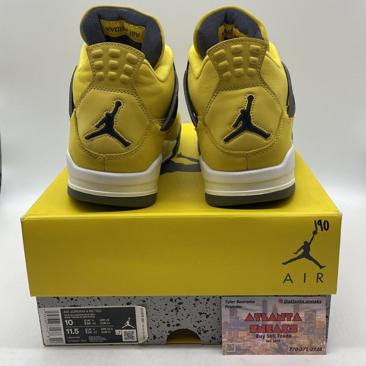 Jordan Brand Air Jordan 4 lightning Size US 10 / EU 43 - 3 Thumbnail