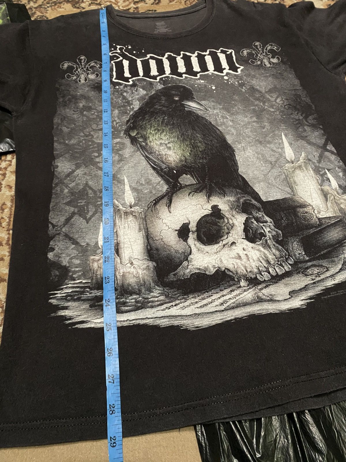Band Tees DOWN Pantera Melvins Judas Priest Eyehategod Fu Manchu Size US L / EU 52-54 / 3 - 18 Thumbnail