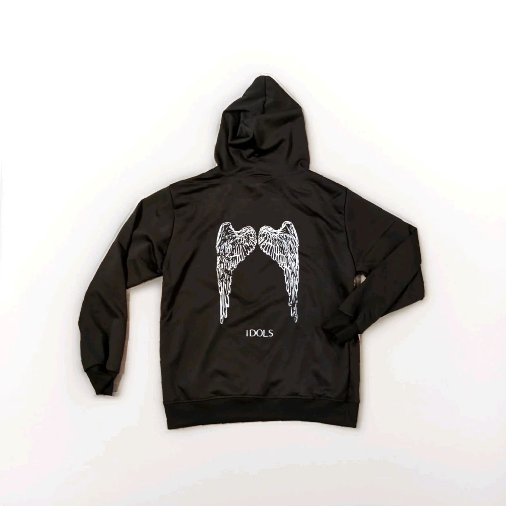 Vintage YUNGBLUD Idols Wings Hoodie Unbranded Hoodie L Adult Large Black 2 Sided Graphic Print Pocket Hooded Drawstring Winter 46" Chest 28" Long Boys/Mens Size US L / EU 52-54 / 3 - 4 Thumbnail