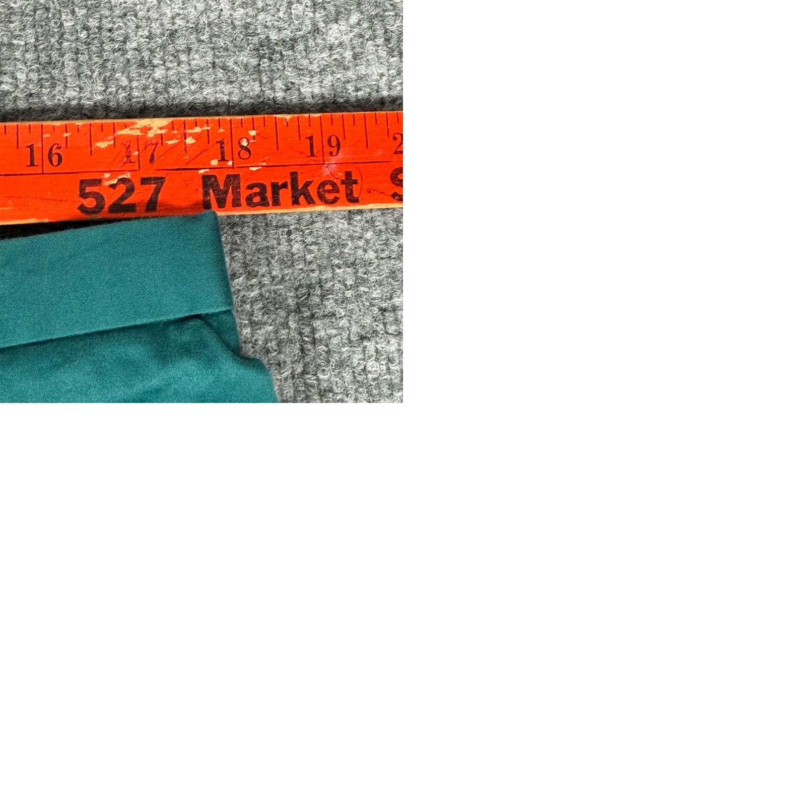 Worthington Worthington Capris Pants Teal Embroidered Beaded Paisley Stretch 16W Womens Pull On Cropped Casual Size 38" / US 16 / IT 52 - 9 Thumbnail